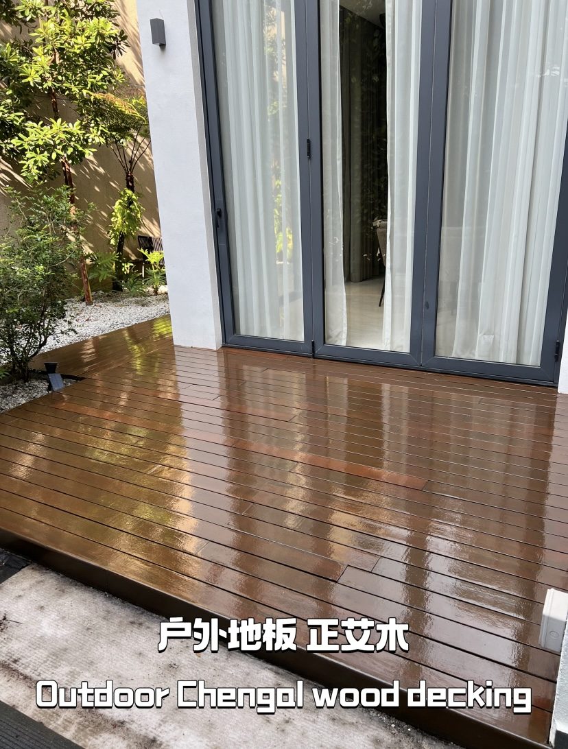 Chengal 正艾木 户外地板 - Outdoor Chengal decking Malaysia